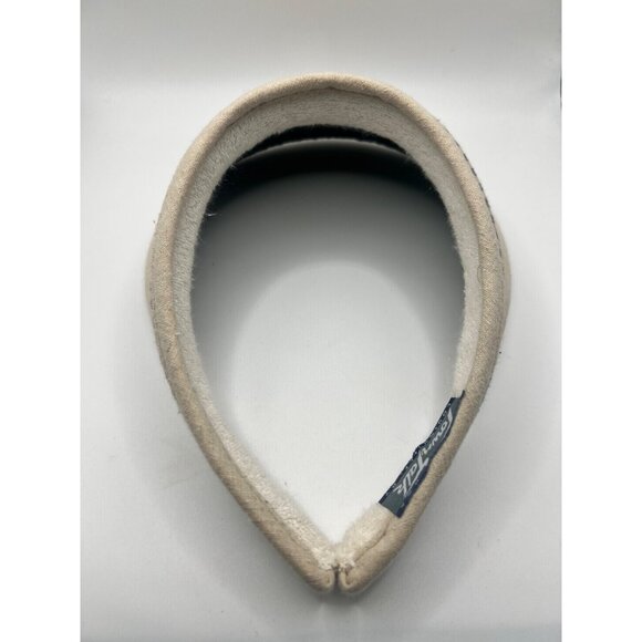 VTG 90s Two Square Fabric Sun Visor W Sweatband OS Made In USA Town Talk Golfing - Picture 4 of 10